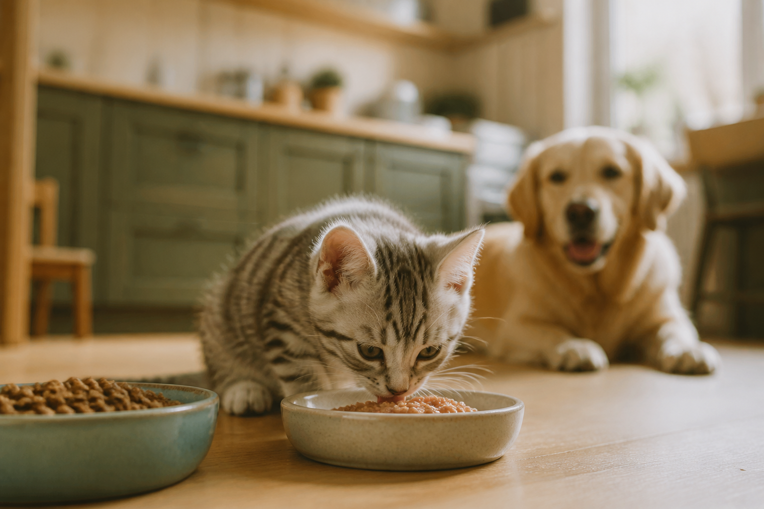 Kattungefoder från start: Så fasar du in torrfoder och våtfoder