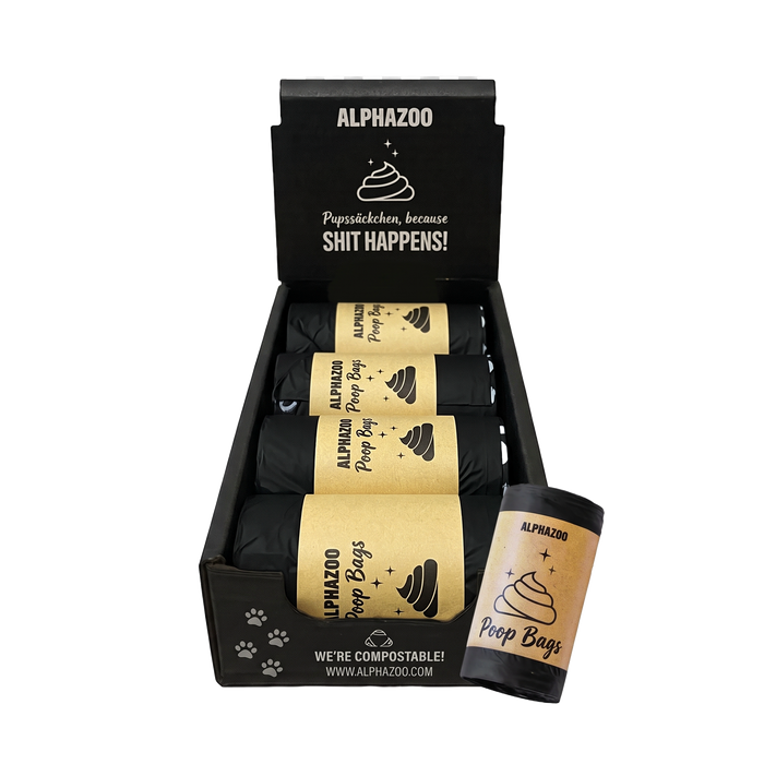 Poop bags Black – Convenient poop bags for your walk
